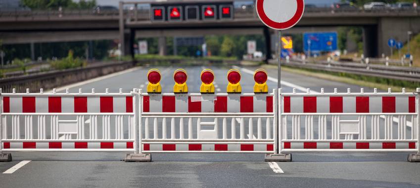Die A43 muss heute Nacht erneut gesperrt werden