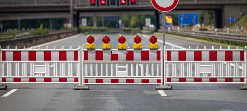 Heute Nacht A43 Sperrung