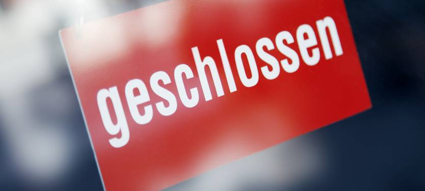 Wegen Corona müssen weitere Geschäfte schließen