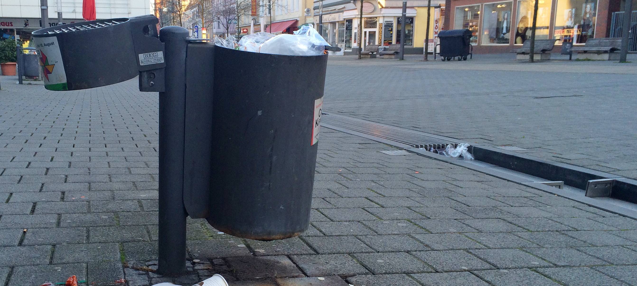 Investition gegen Schmutz in den Innenstädten