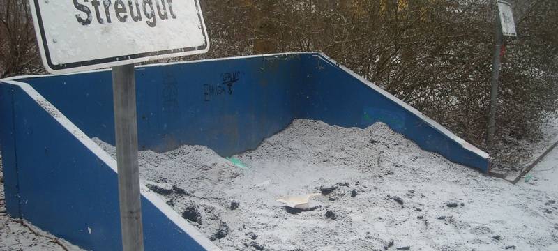 Entsorgung, Winter, Streusalz, Winterdienst