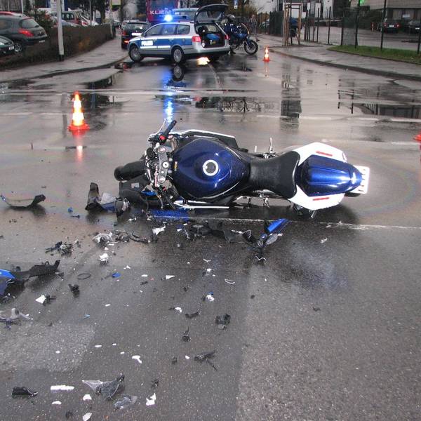 Motorrad Unfall