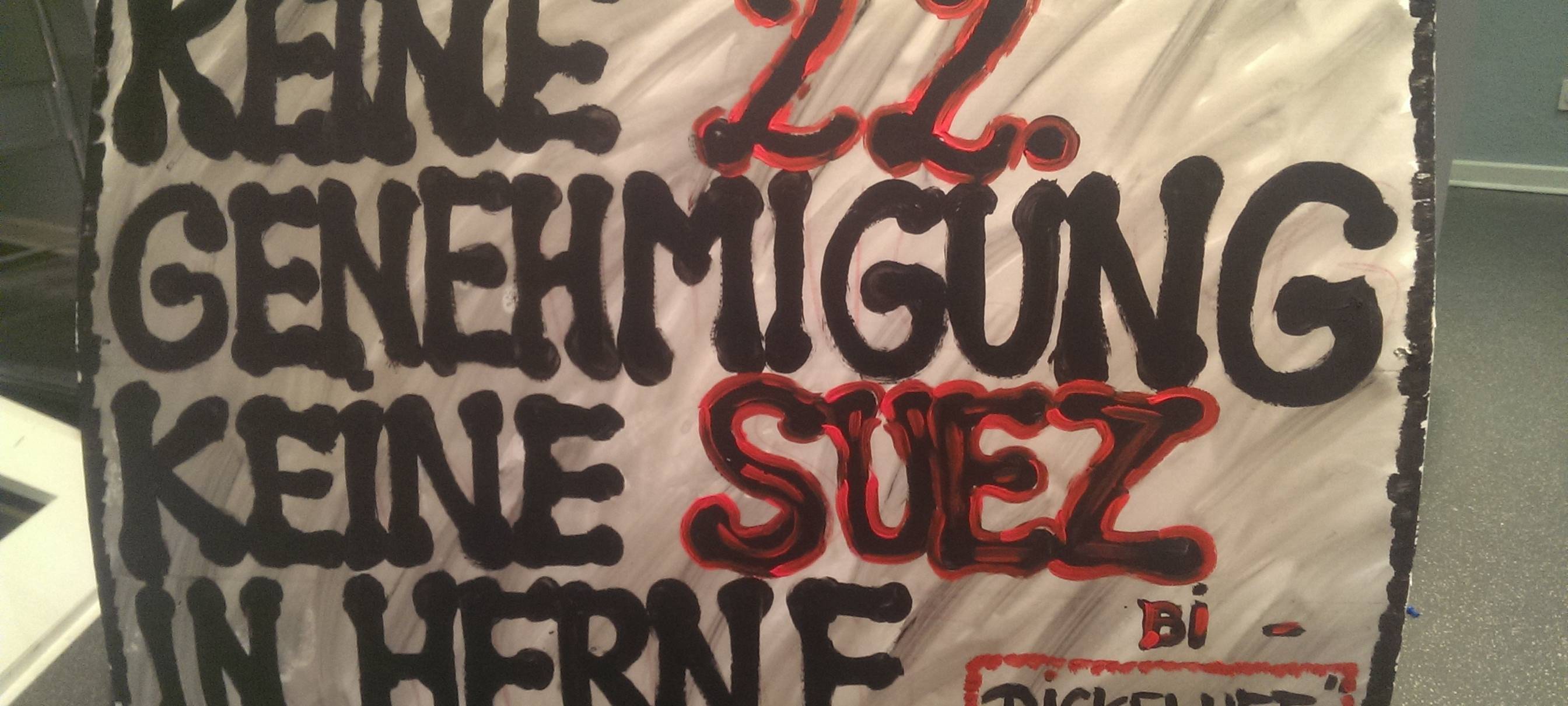 Bei einer Info-Veranstaltung vor der Suez-Erweiterung hatten Bürger Anfang 2018 ihre Ablehnung deutlich gemacht.