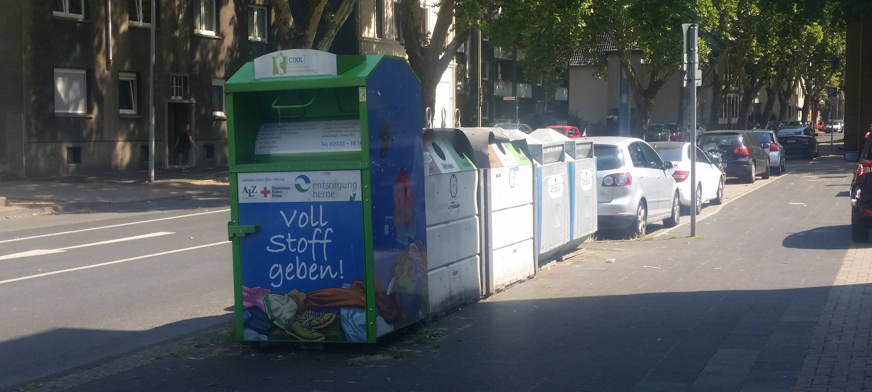 Extraschichten am Papiercontainer