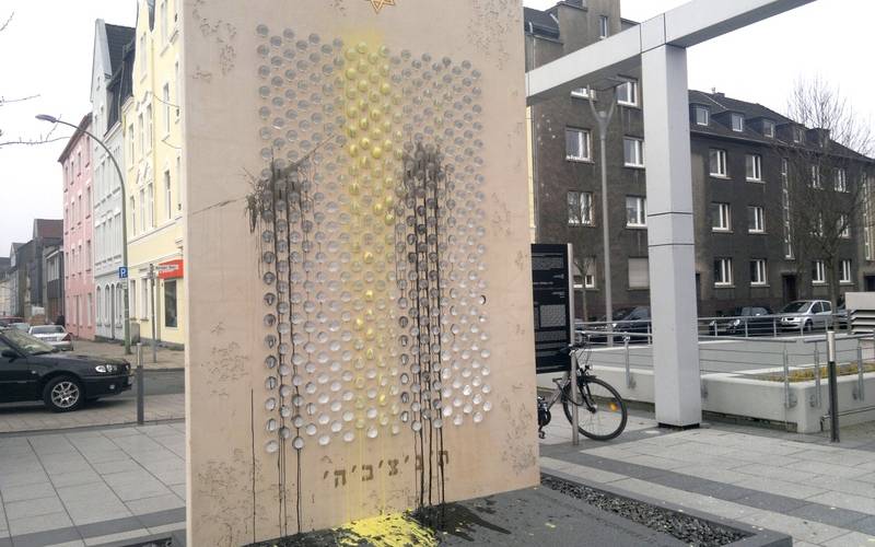 Erneuter Vandalismus am Shoa-Mahnmal in Herne