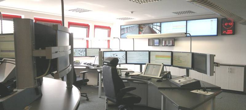 Die neue Übergangsleitstelle der Herner Feuerwehr