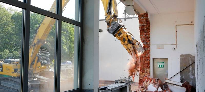 Abriss Pumpwerk Dorstener Straße