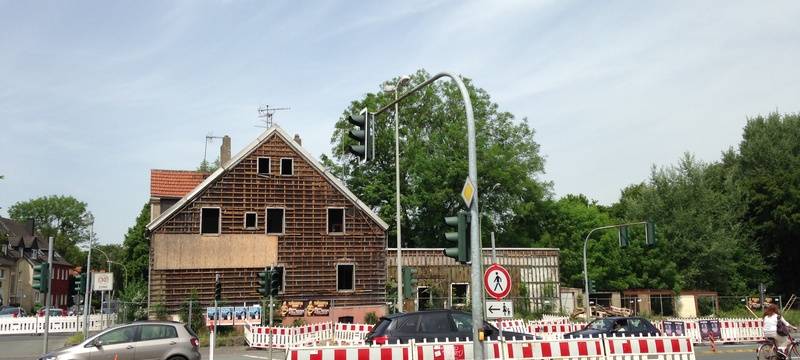 Leerstehendes Haus in der Holsterhauser Straße.