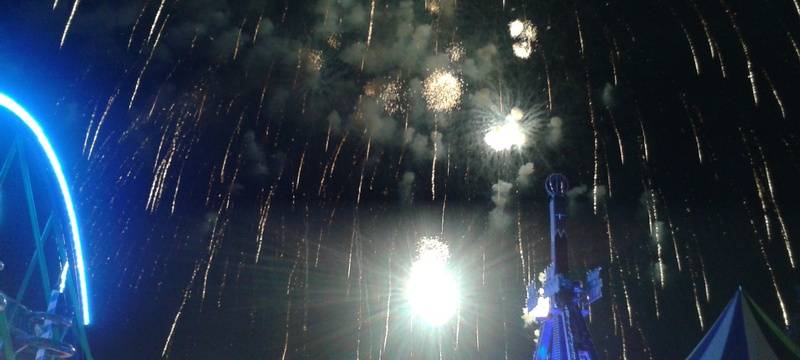 Eröffnungsfeuerwerk der Cranger Kirmes