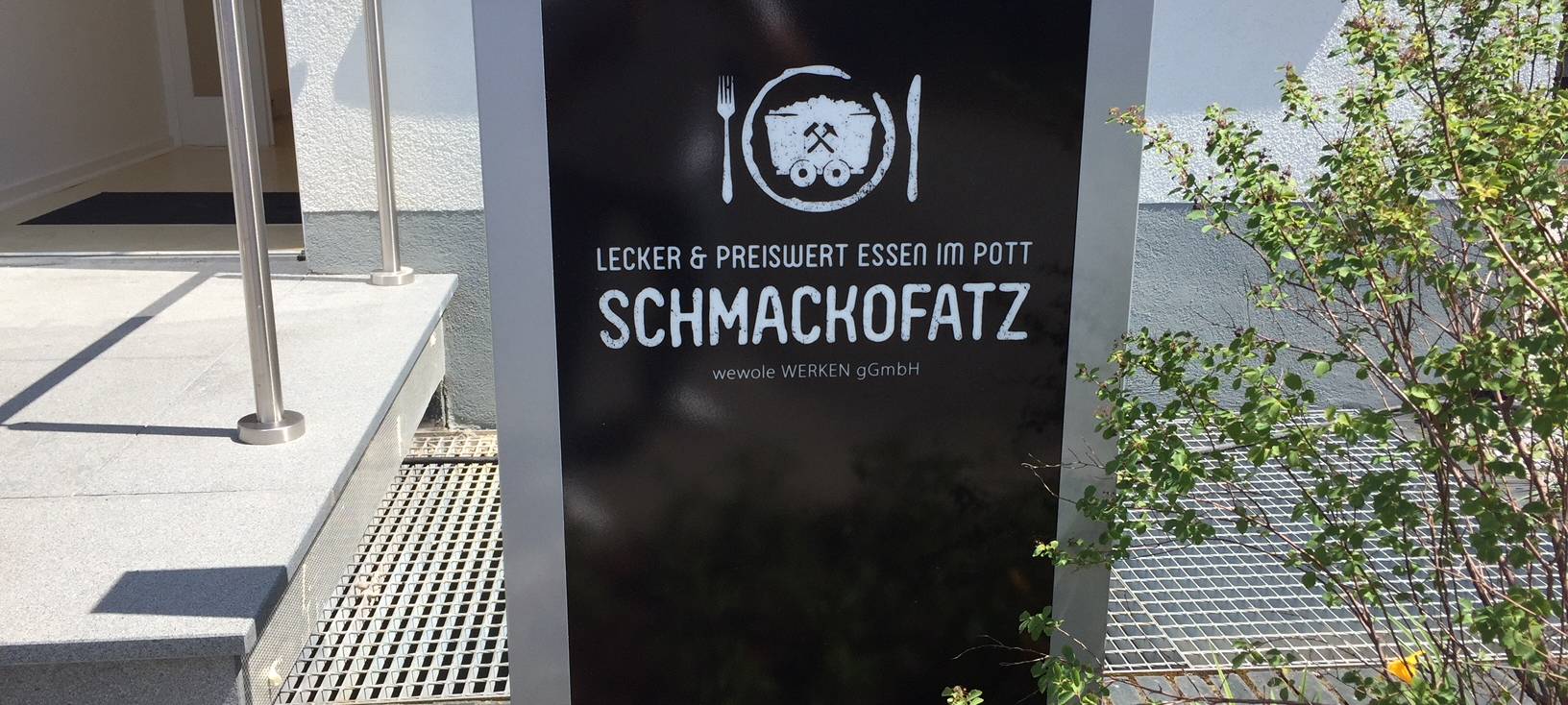 Die neue Kantine "Schmackofatz".