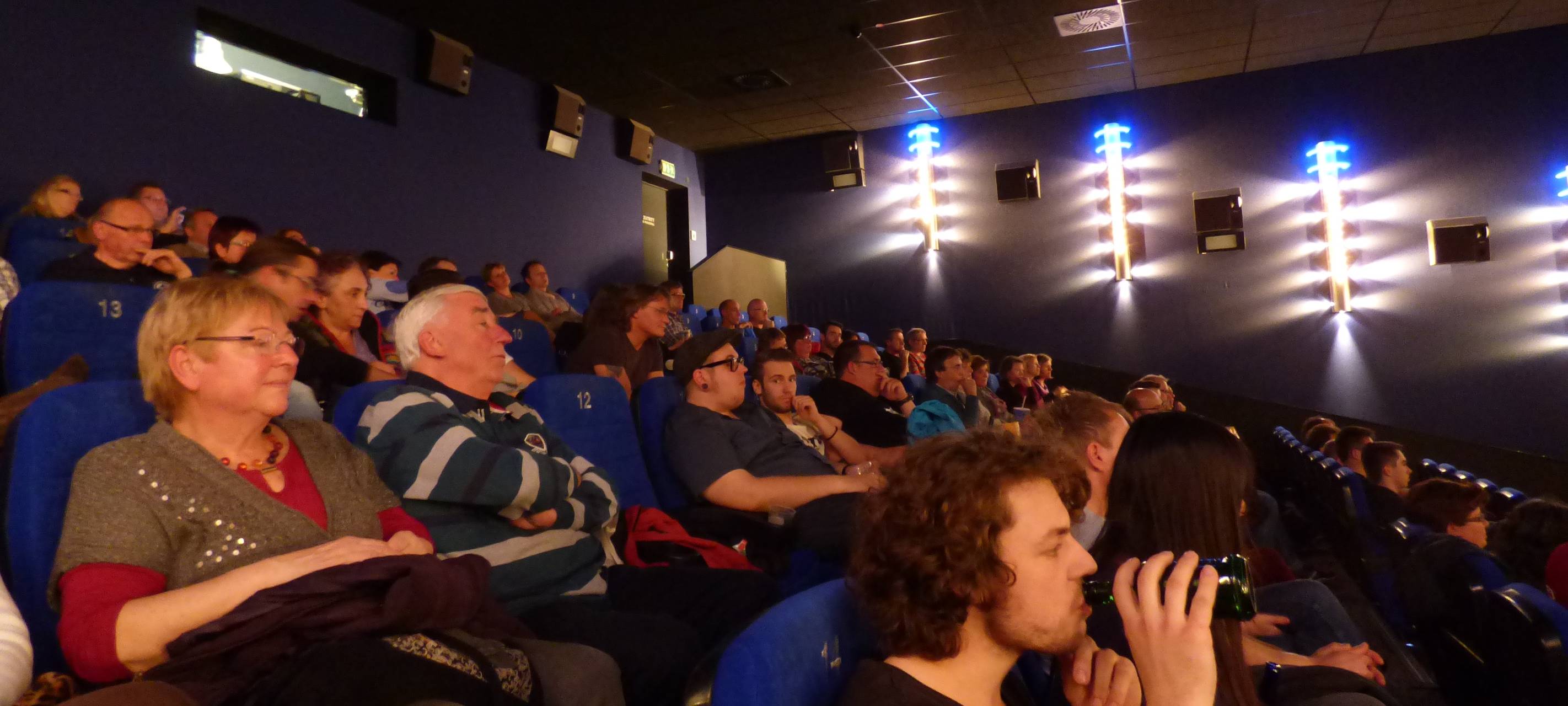 Kinopublikum in der Filmwelt