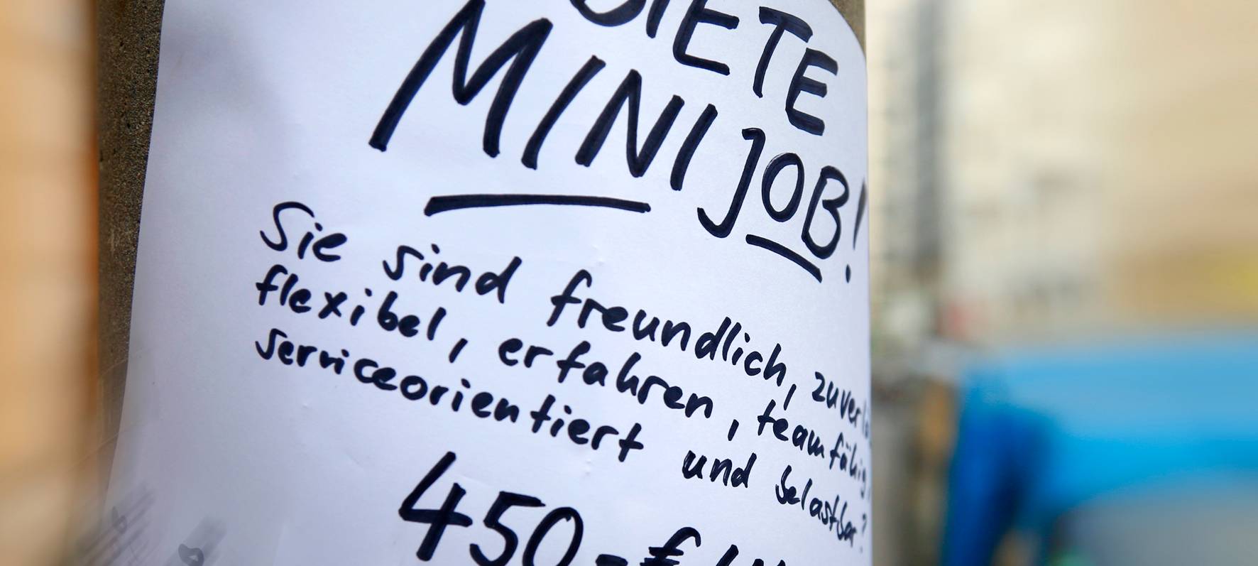 Wieder mehr Minijobber