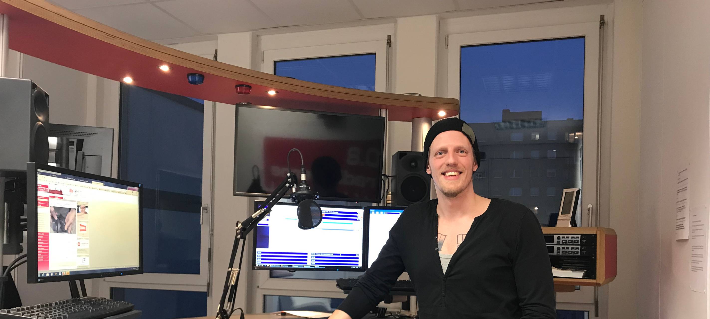 Edy Edwards im Radio Herne Studio