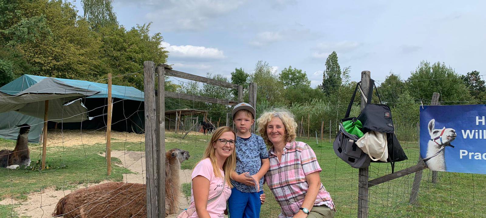 Ferienfee bei den Prachtlamas