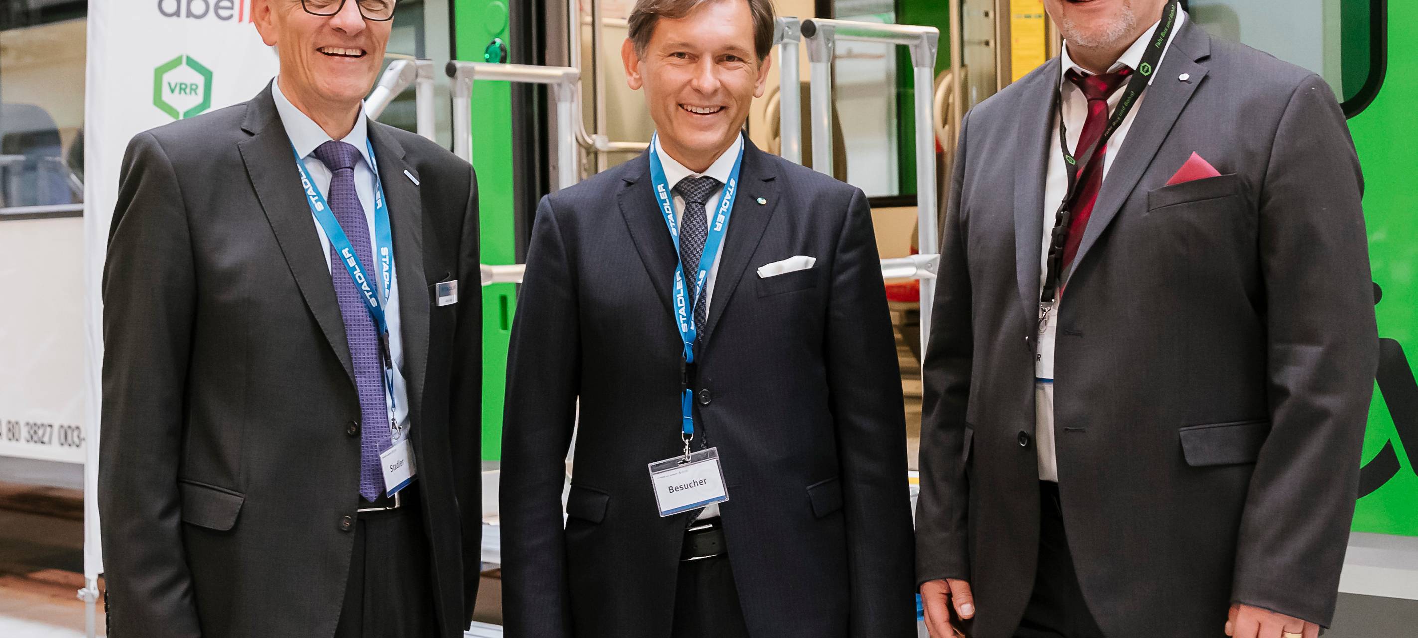 Werkseinweihung und Roll-in eines Flirt XL Neufahrzeugs in Herne am 13.11.2019