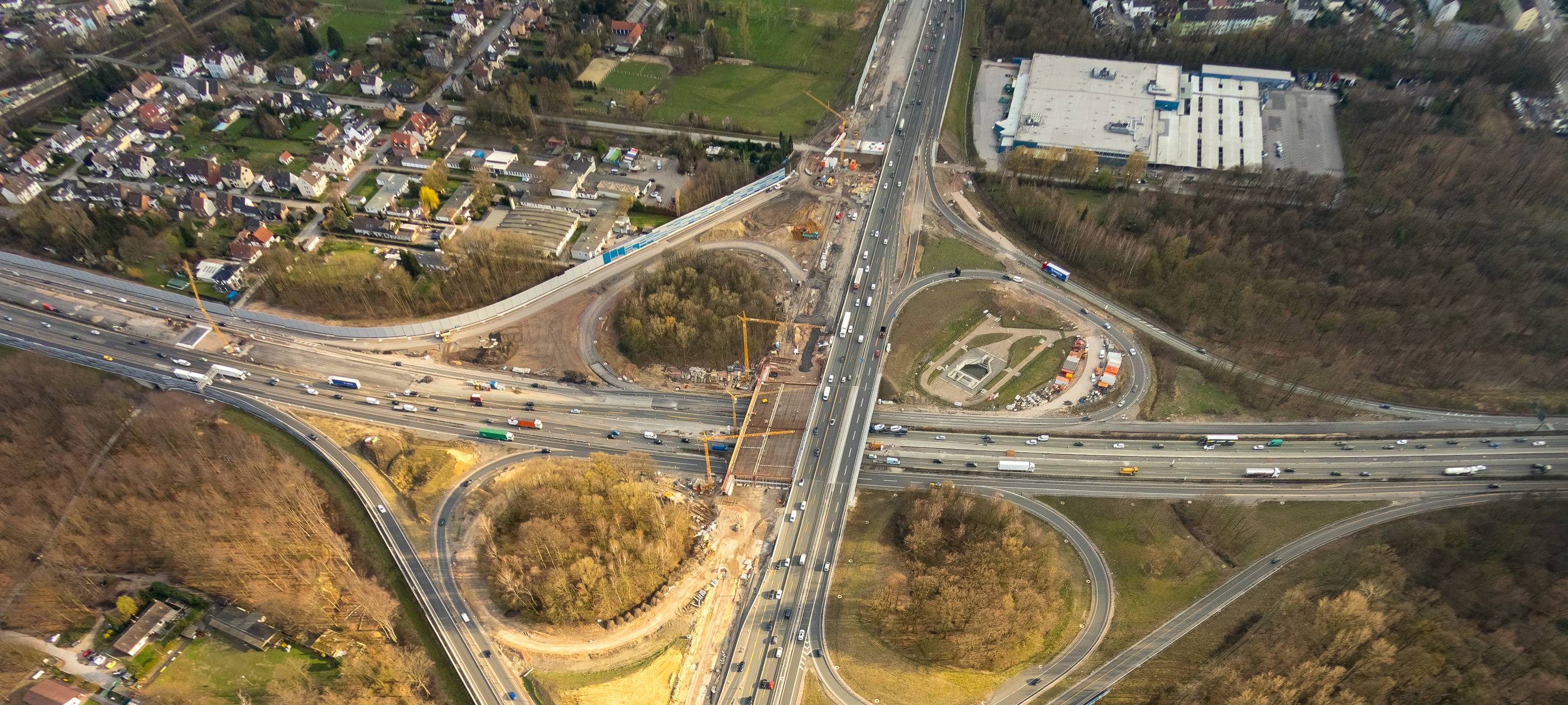 Auf Herner Autofahrer warten 2021 viele Autobahn-Baustellen