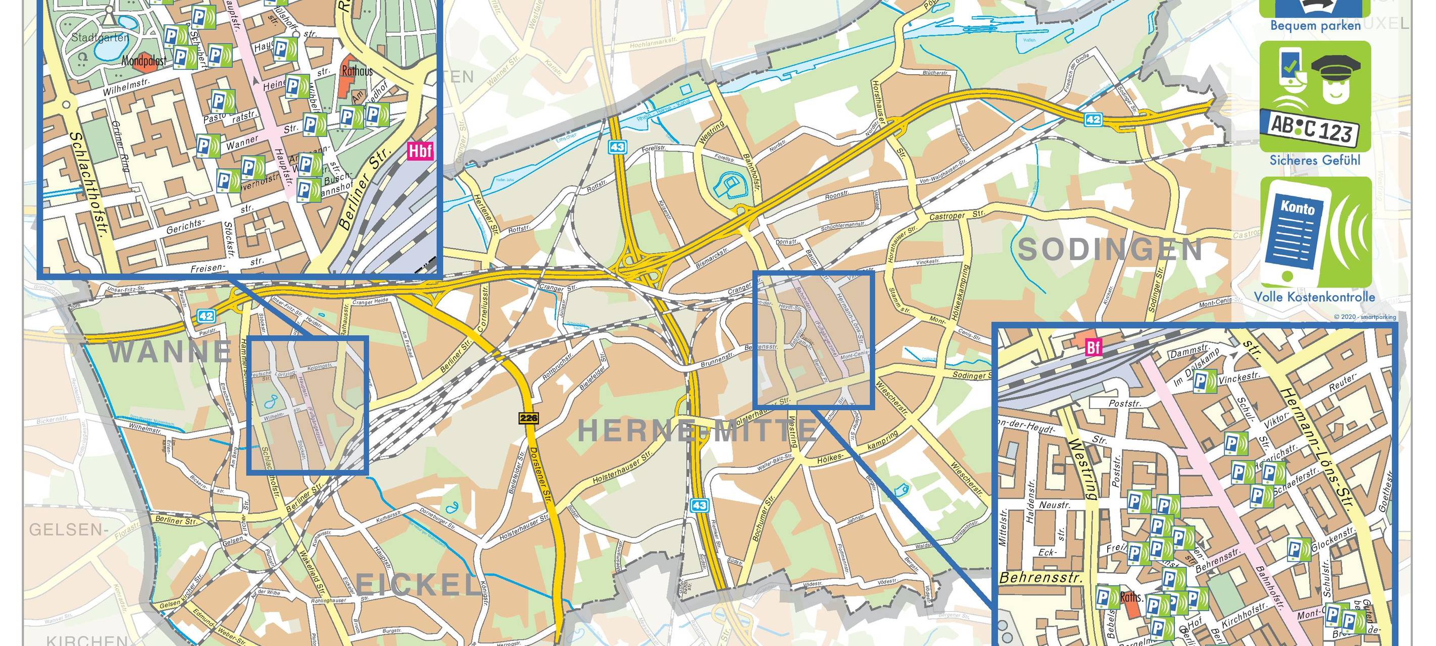 Parkscheine mit Handy bezahlen