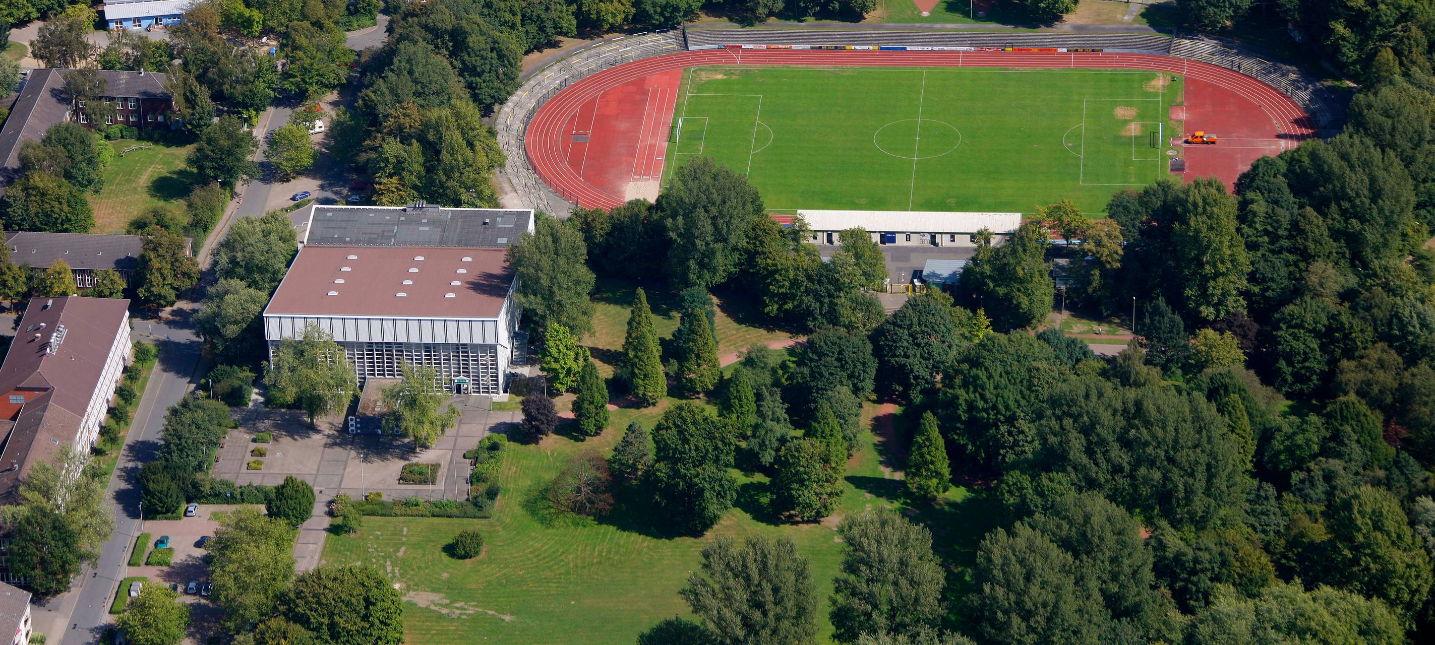 Der Sportpark Eickel von oben.