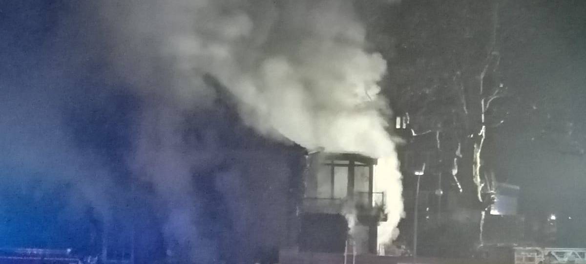 Brand in alter Heitkamp-Villa