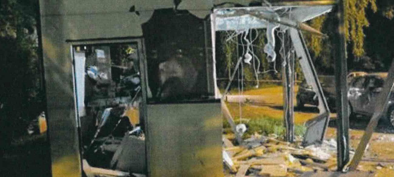 Geldautomat gesprengt