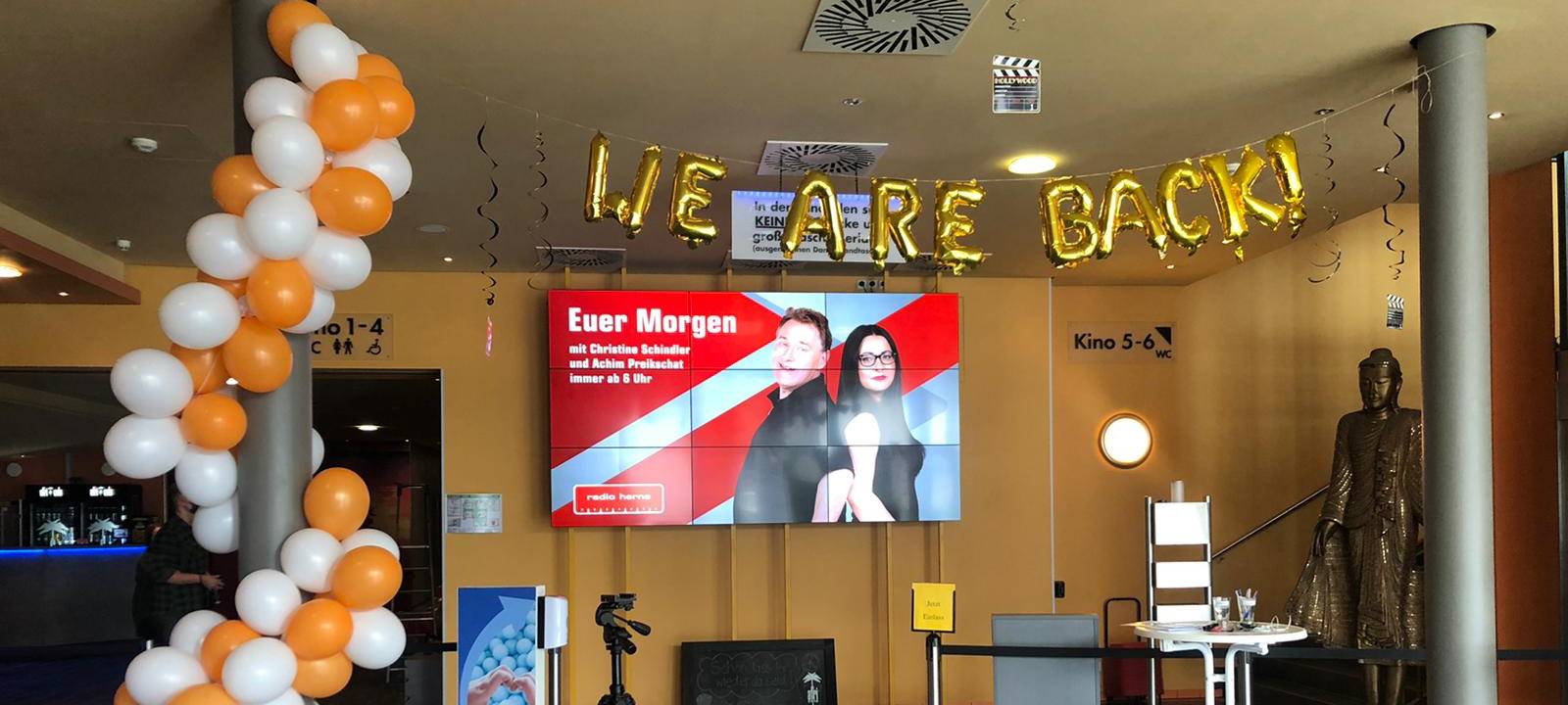 Nach langer Corona-Pause öffnet die Herner Filmwelt wieder.