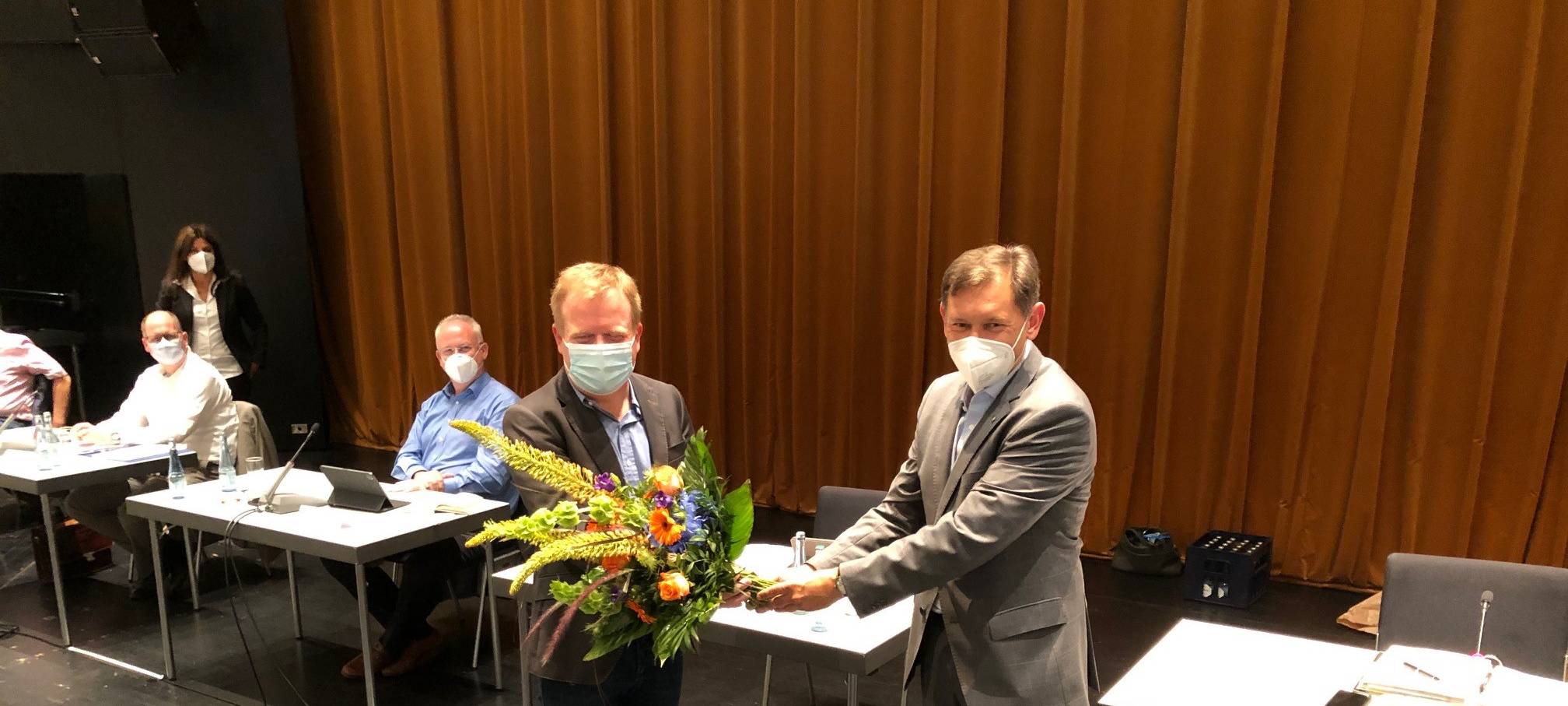 Andreas Merkendorf nach der Wahl zu Schuldezernenten