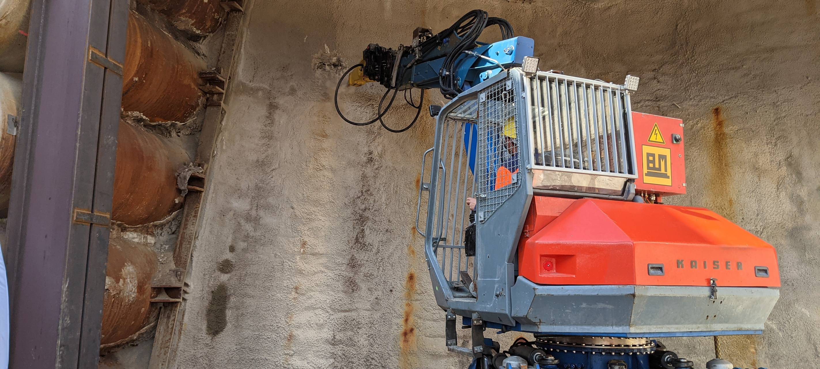 Arbeiten für den Tunnel Baukau haben begonnen