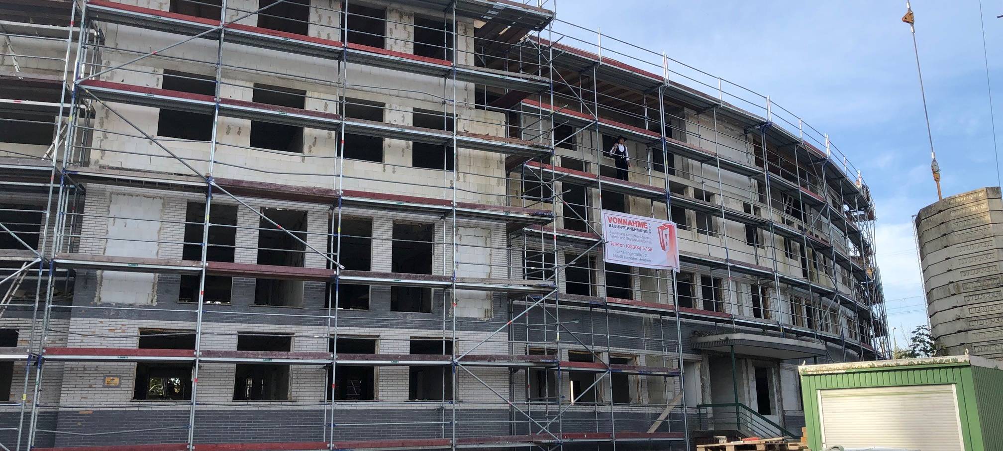 Richtfest auf altem Heitkampgelände