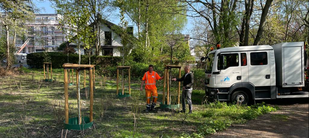 Neuer Fußweg in Eickel