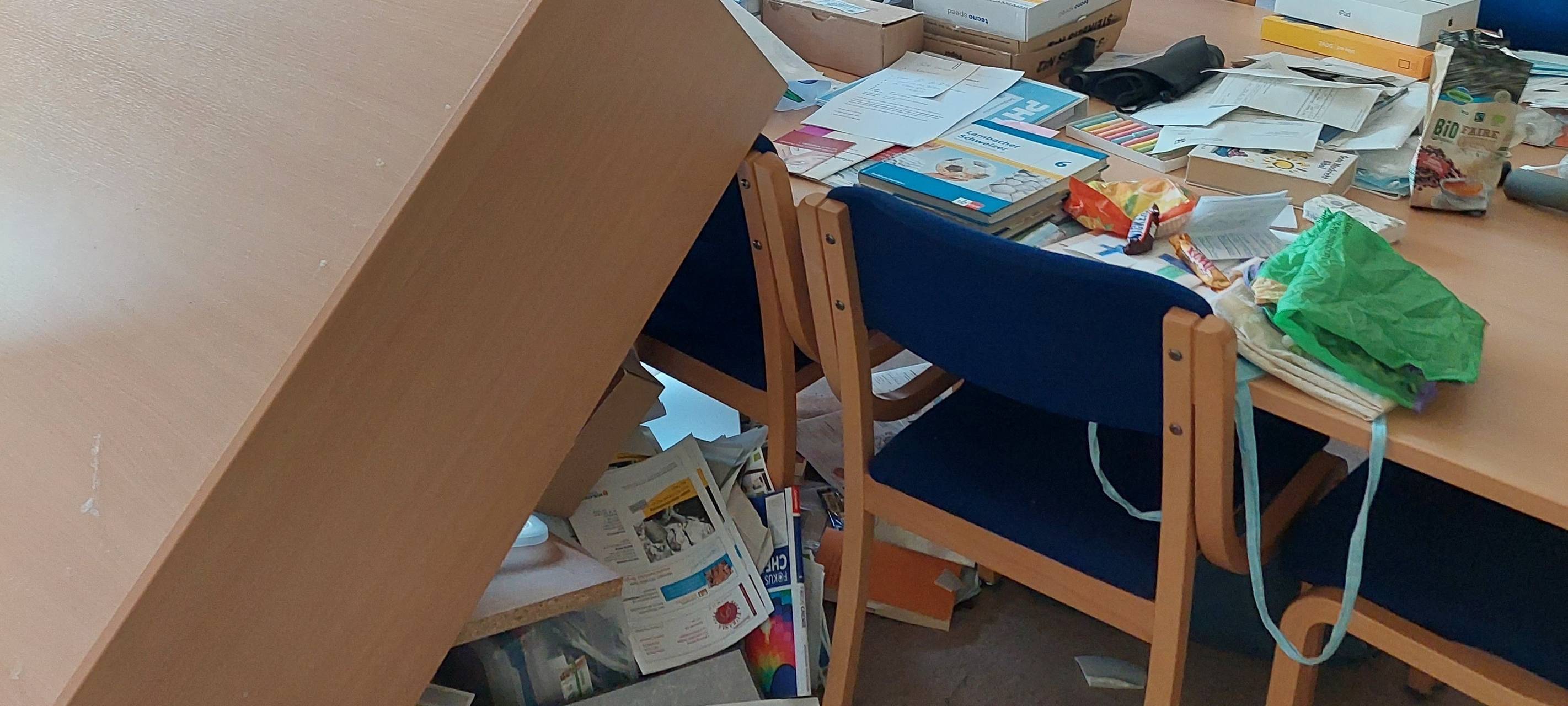 Das Otto-Hahn Gymnasium wurde über Pfingsten von Unbekannten verwüstet.