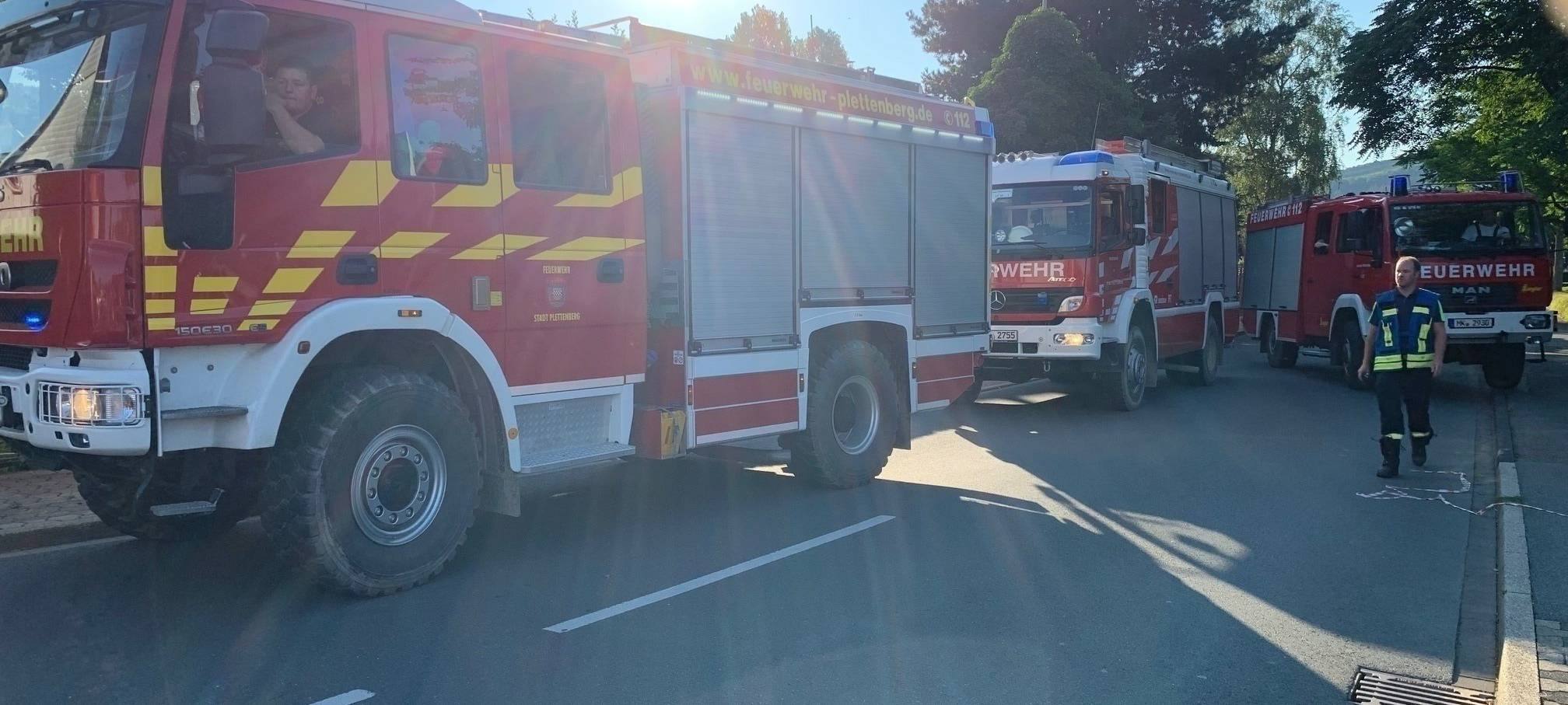 Brand im Krankenhaus