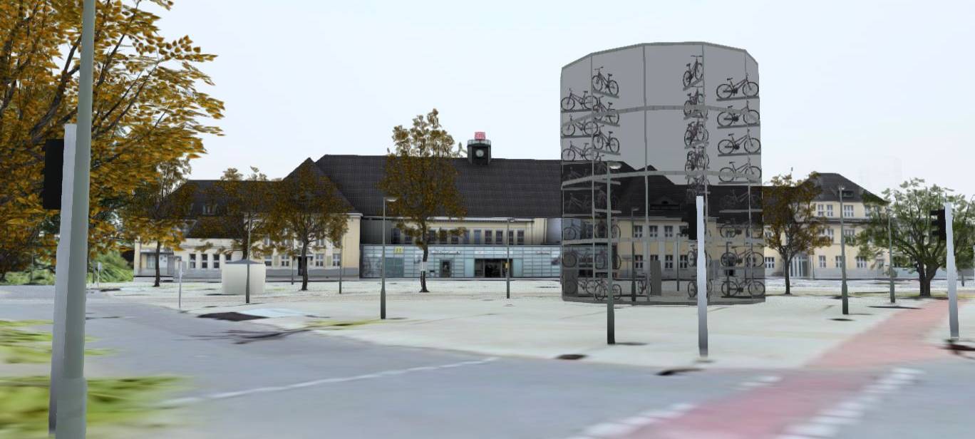 Fahrradparkhaus für Wanne-Eickel