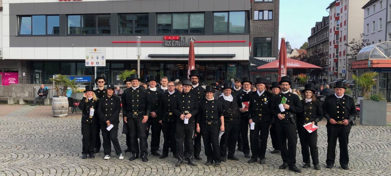 Schornsteinfeger zufrieden