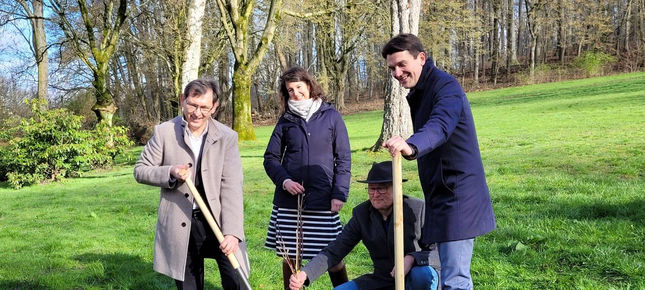 Erste Reben gepflanzt