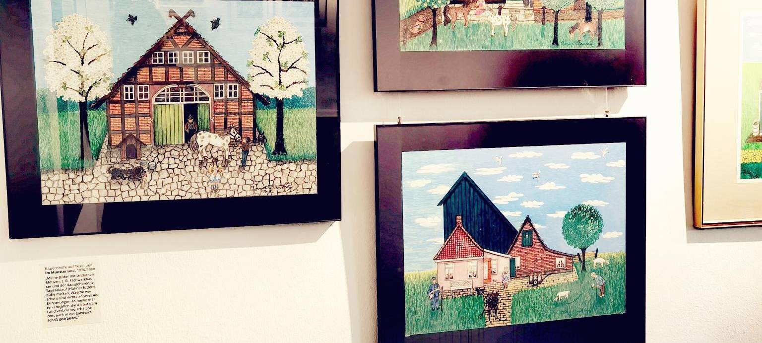 Die Ausstellung "Die Welt der Anna Mentrup" ist bis Oktober im Heimatmuseum zu sehen.