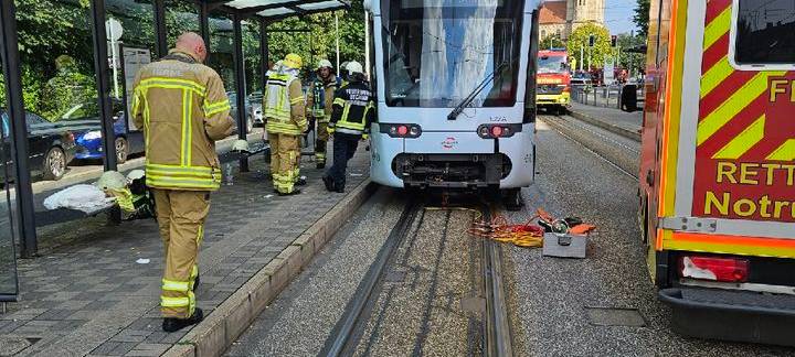 Mädchen in Eickel von Straßenbahn erfasst