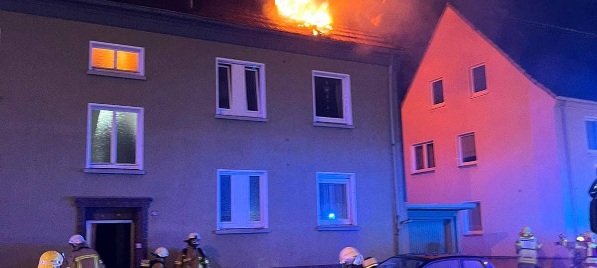 Großeinsatz der Feuerwehr