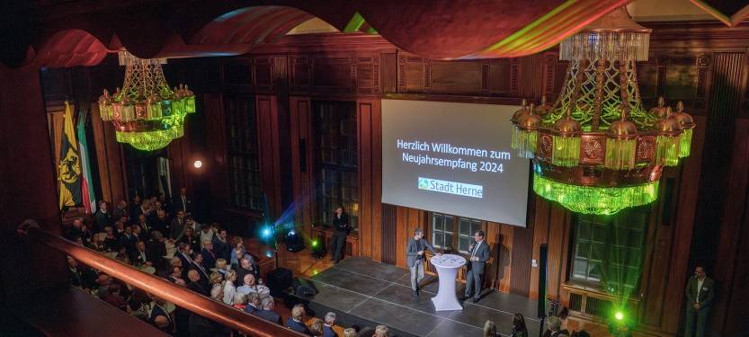 Viele Gäste beim Neujahrsempfang