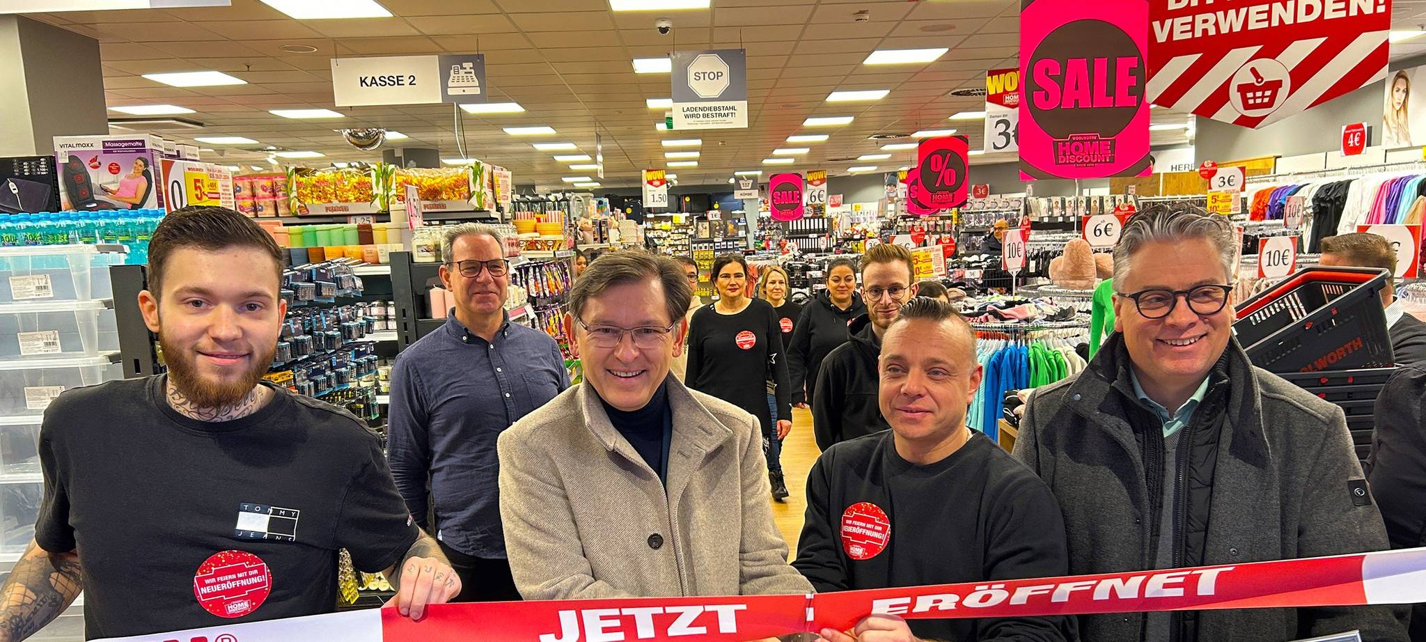 Woolworth eröffnet in Wanne