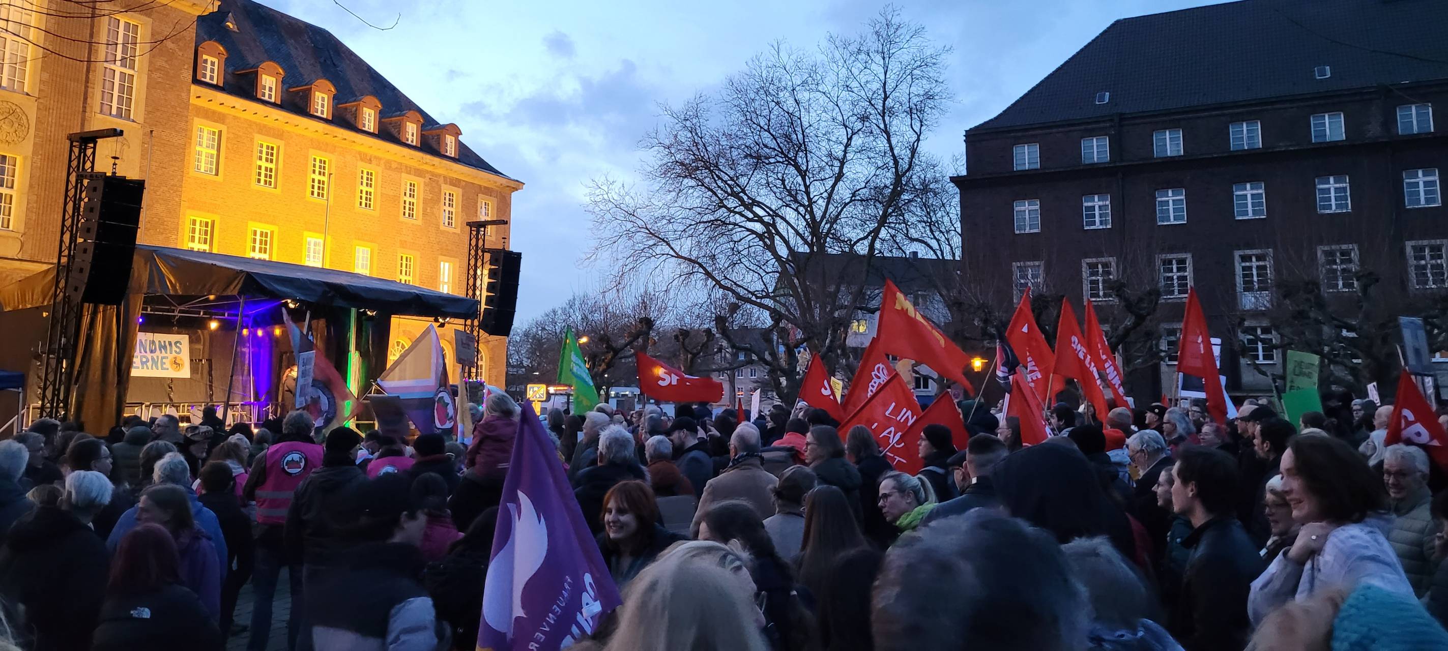 Kundgebung gegen Rechts in Herne