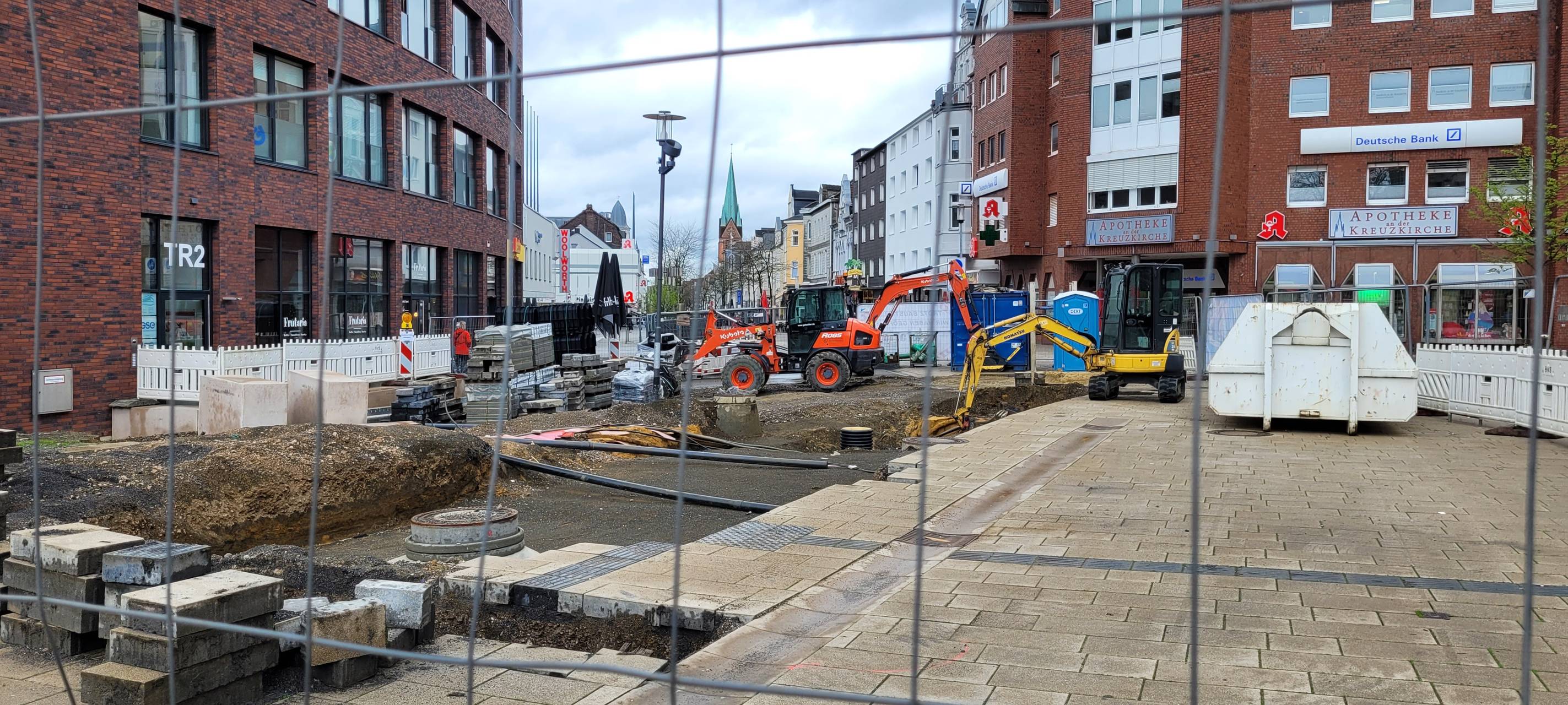 Ende der Bauarbeiten am Europlatz in Sicht