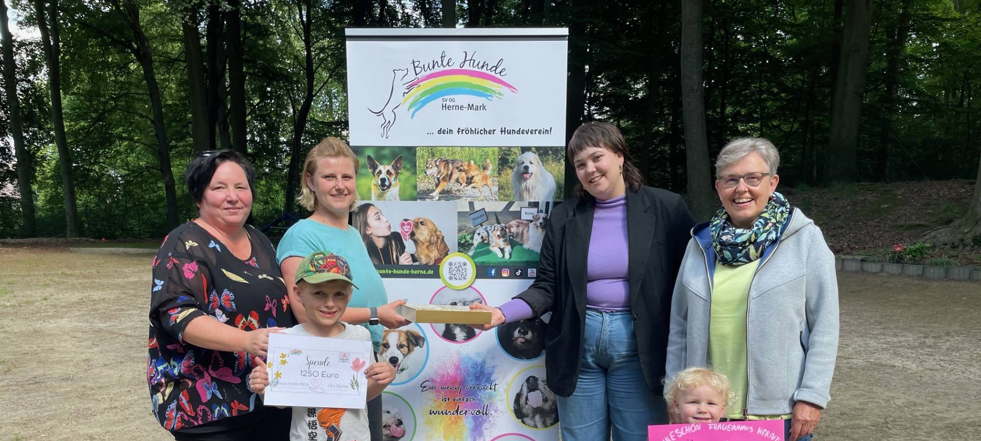 Spende fürs Frauenhaus