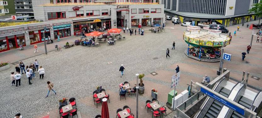 Platzverschönerung in Herne