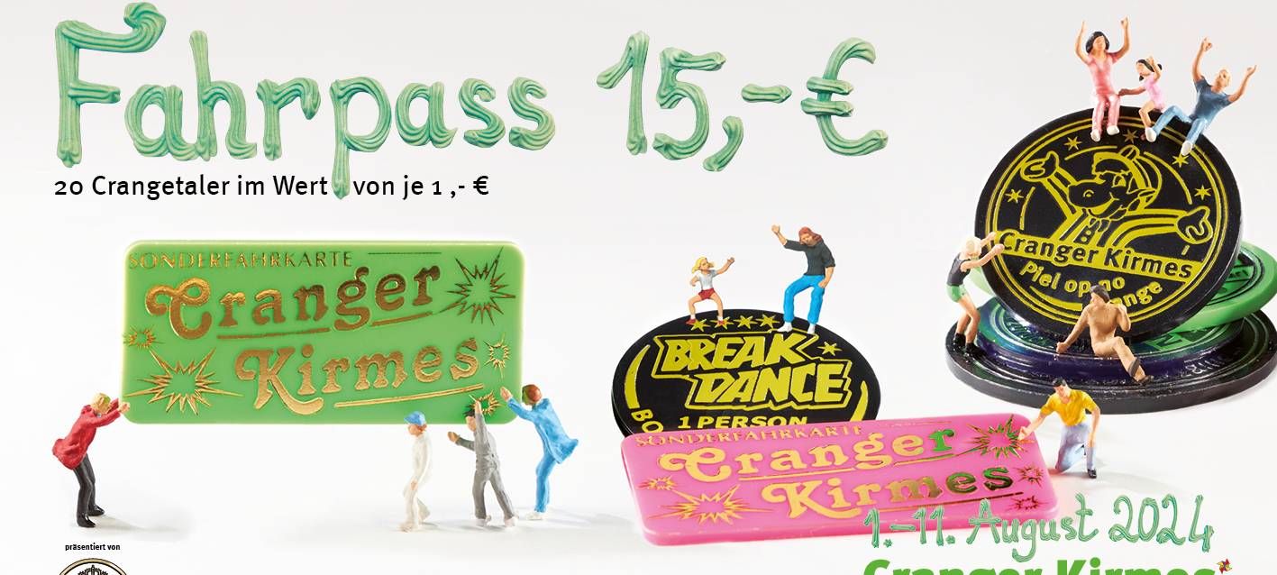 Es sind noch Fahrpässe für die Cranger Kirmes da