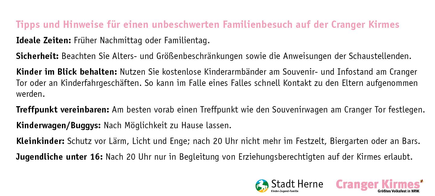 Crange-Tips für Familien