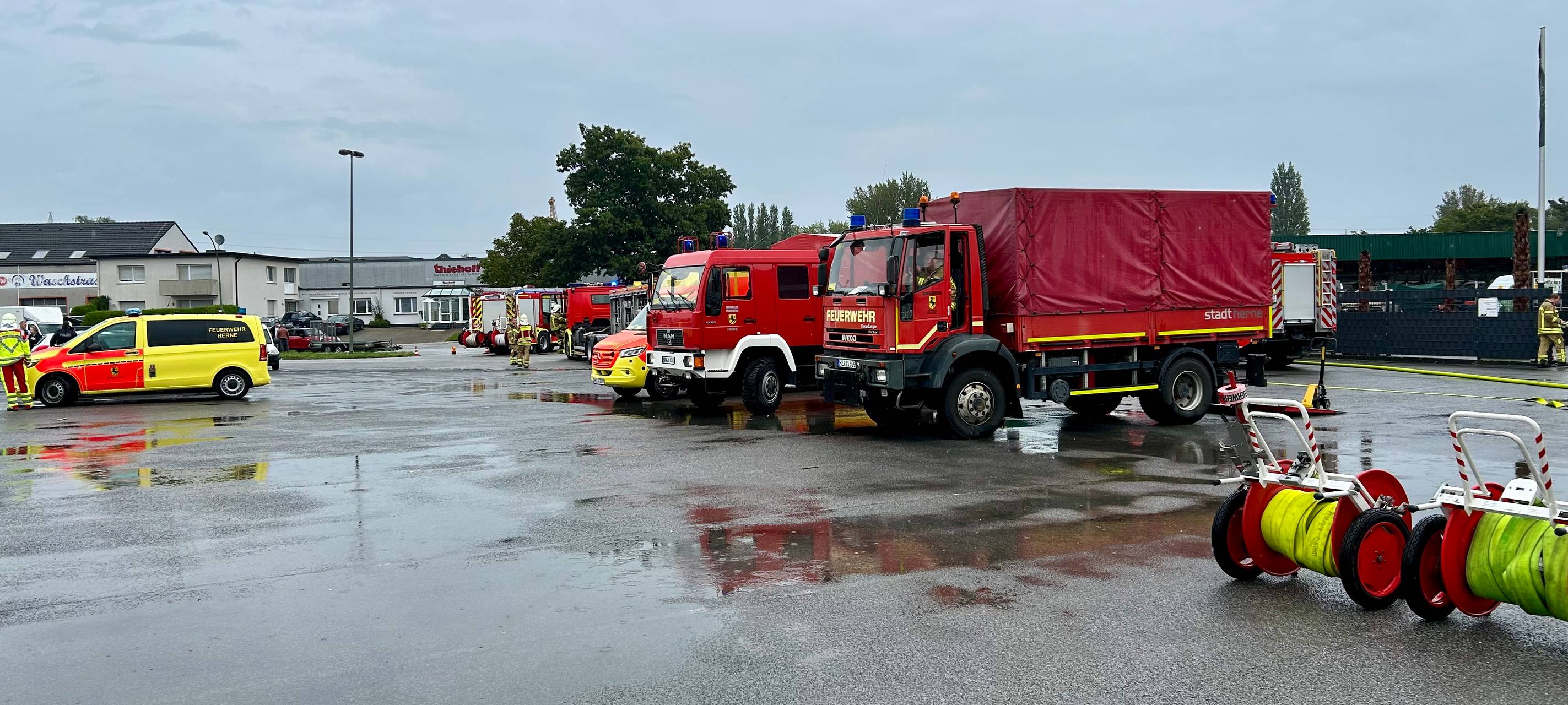 ABC-Einsatz am Großmarkt