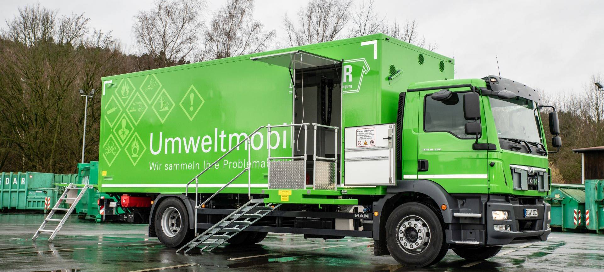 Schadstoffmobil heute unterwegs