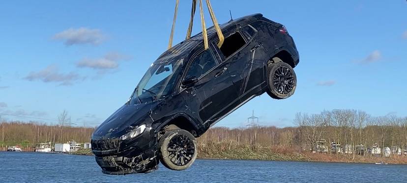 Auto aus Herner Meer geborgen
