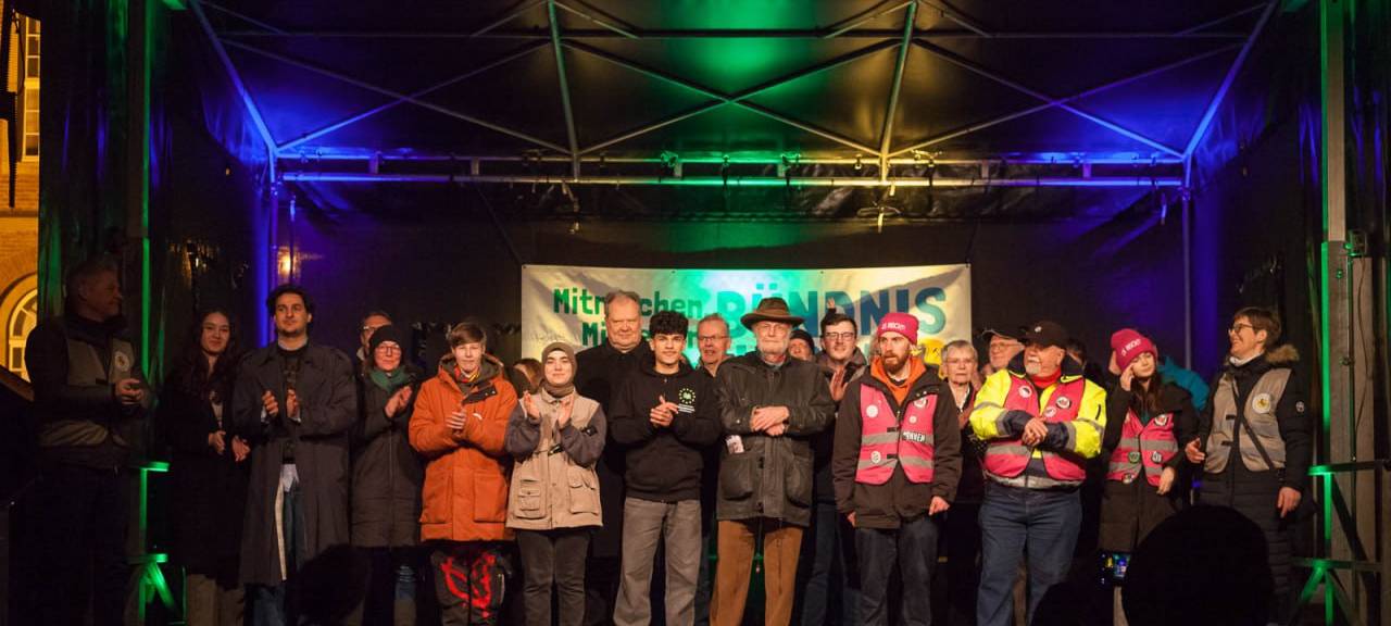 Kundgebung gegen Rechtsextremismus