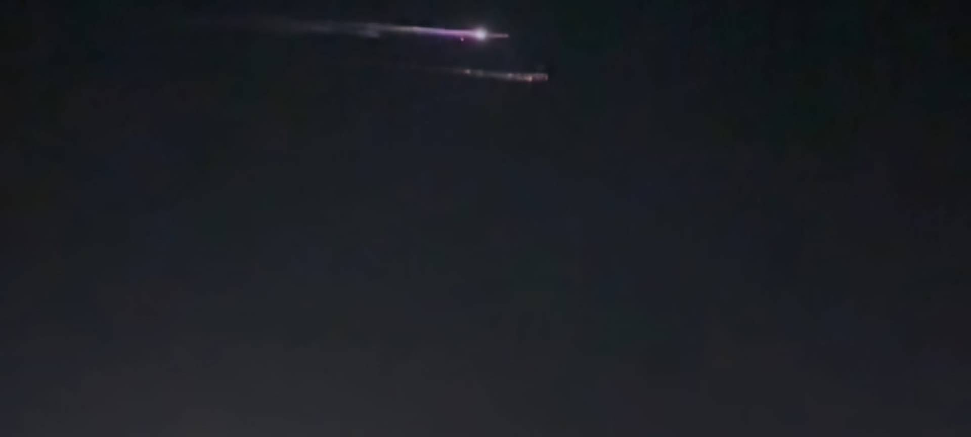 Satellit verglüht am Himmel